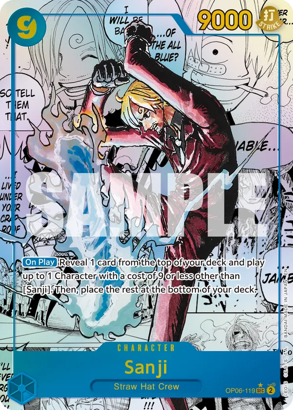 Sanji - OP06-119 (Reprint) Parallel 3