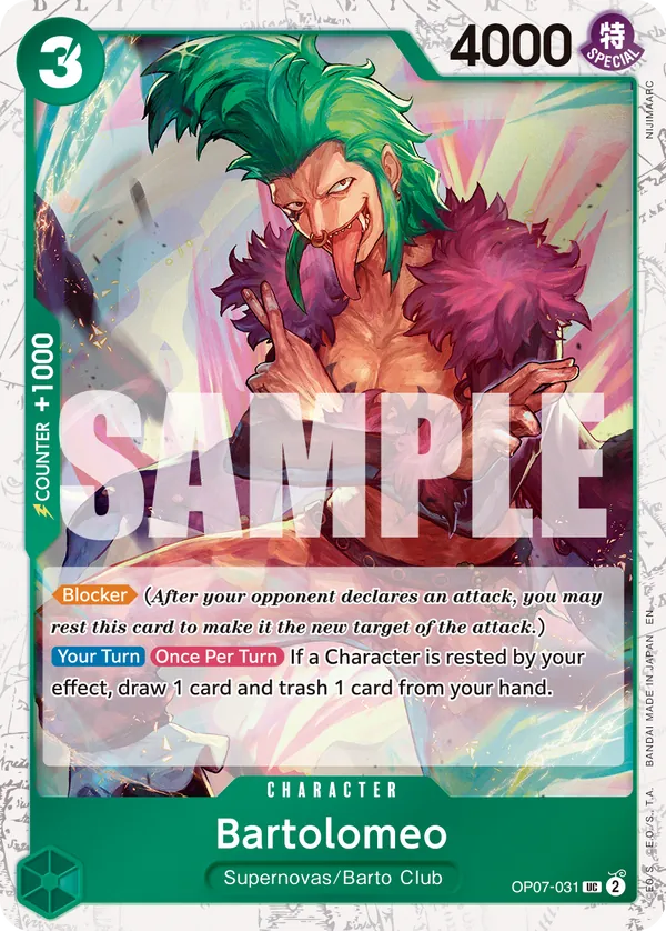 Bartolomeo (Pirate Foil) Parallel 1