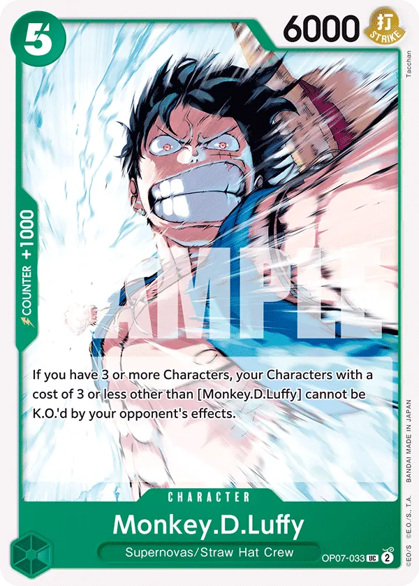 Monkey.D.Luffy (033) OP07-033
