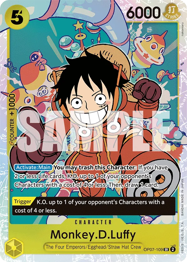 Monkey.D.Luffy (109) OP07-109