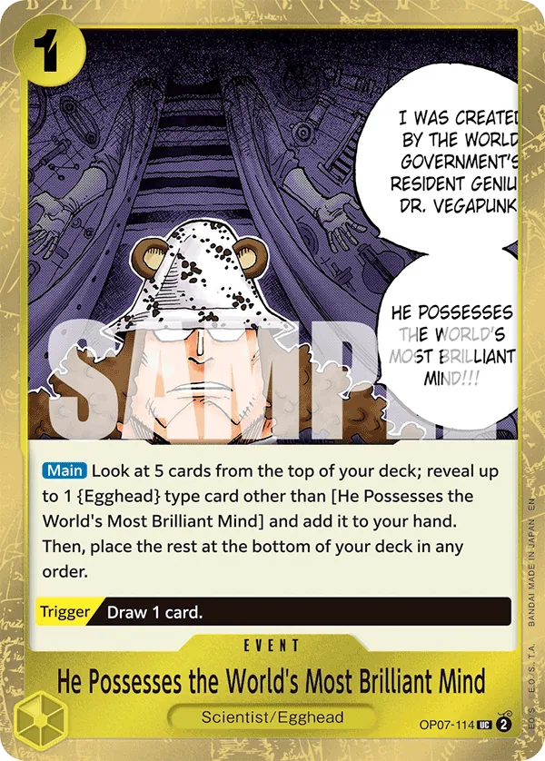 He Possesses the World's Most Brilliant Mind (Pirate Foil) Parallel 1