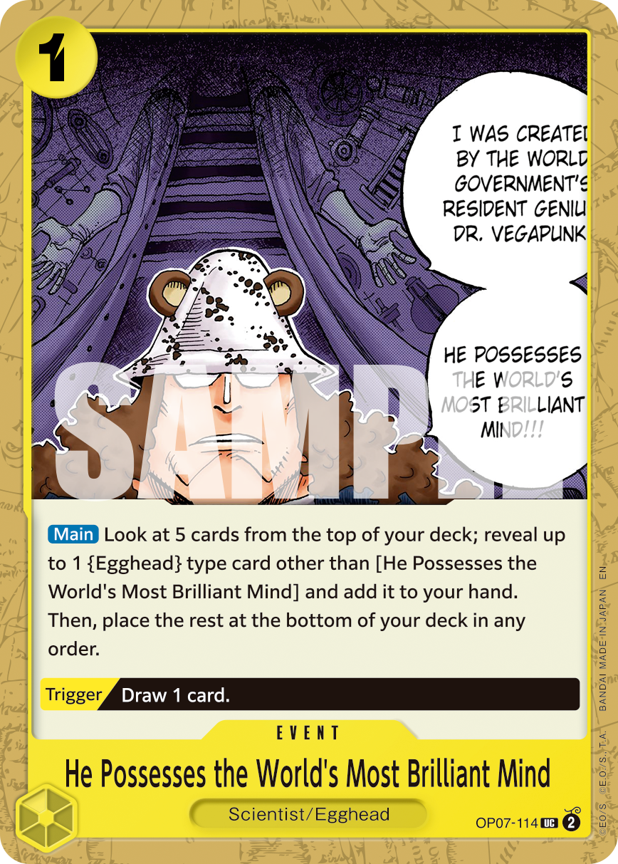 He Possesses the World's Most Brilliant Mind (Pirate Foil) Reprint 1