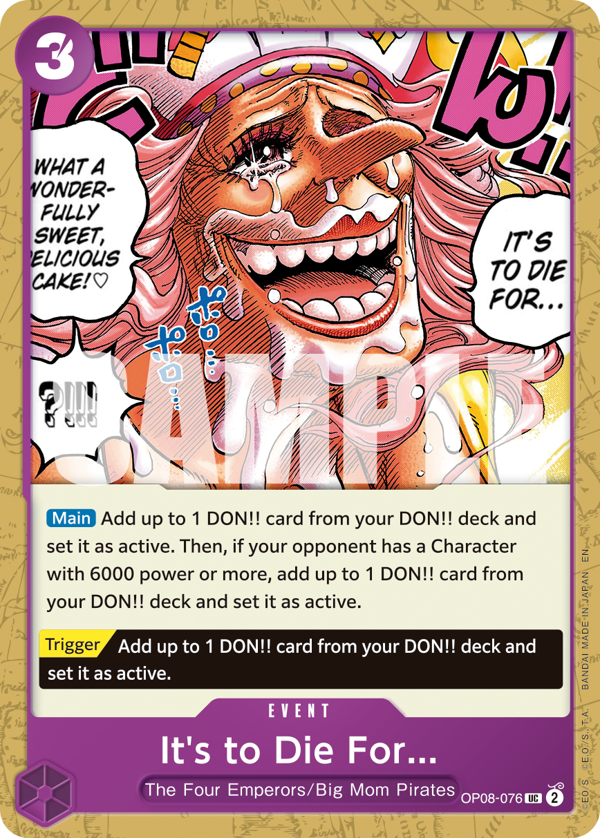 It's to Die For (Pirate Foil) Reprint 1