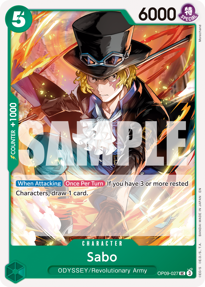 Sabo - OP09-027 (Pirate Foil) Reprint 1
