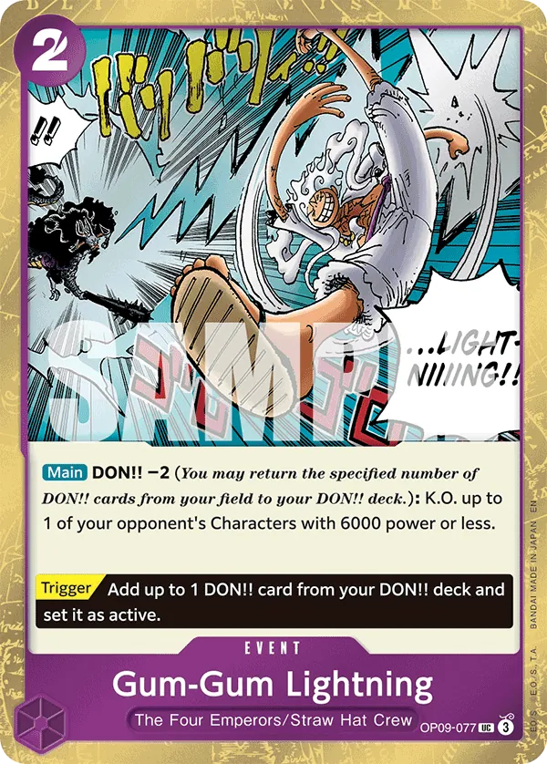 Gum-Gum Lightning (Pirate Foil) Parallel 1