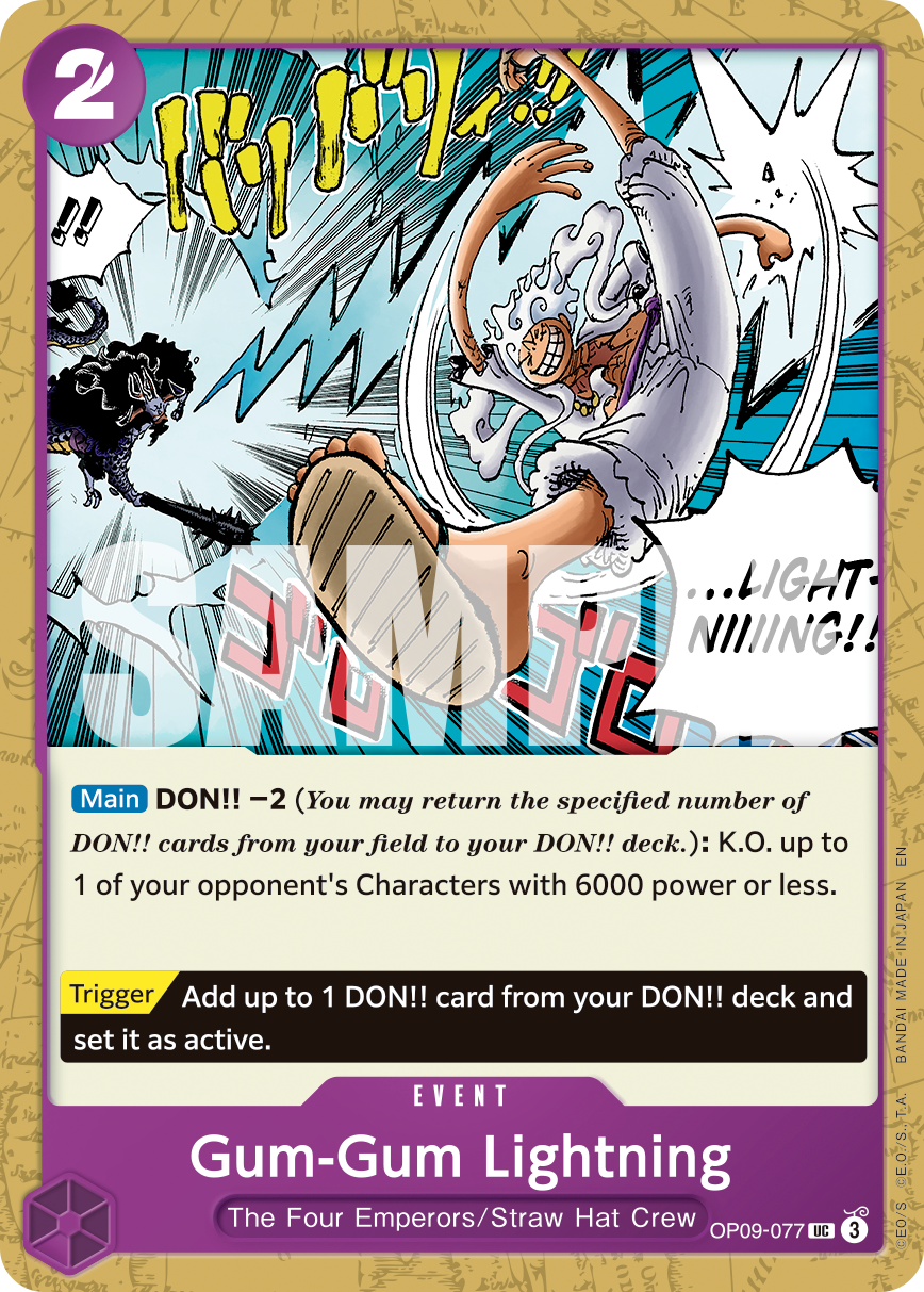 Gum-Gum Lightning (Pirate Foil) Reprint 2