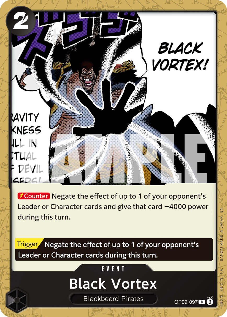 Black Vortex (Pirate Foil) Reprint 1