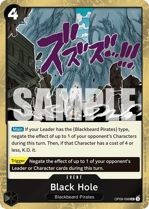 Black Hole (Pirate Foil) Parallel 1