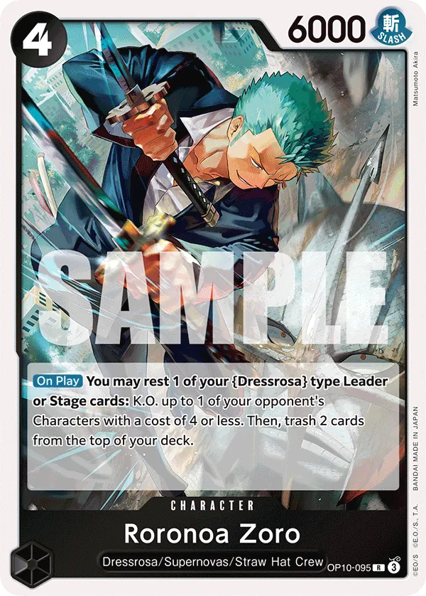 Roronoa Zoro (095) OP10-095