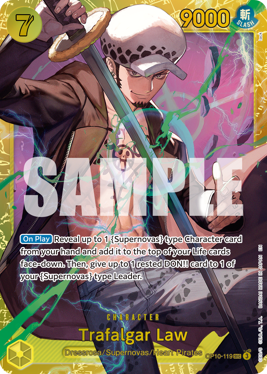 Trafalgar Law - OP10-119 (Reprint) Reprint 1