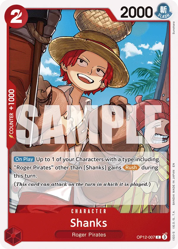 Shanks (007) OP12-007