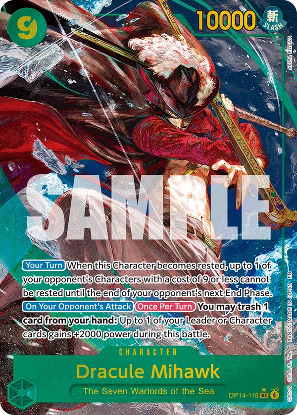 Dracule Mihawk - OP14-119 Parallel 1