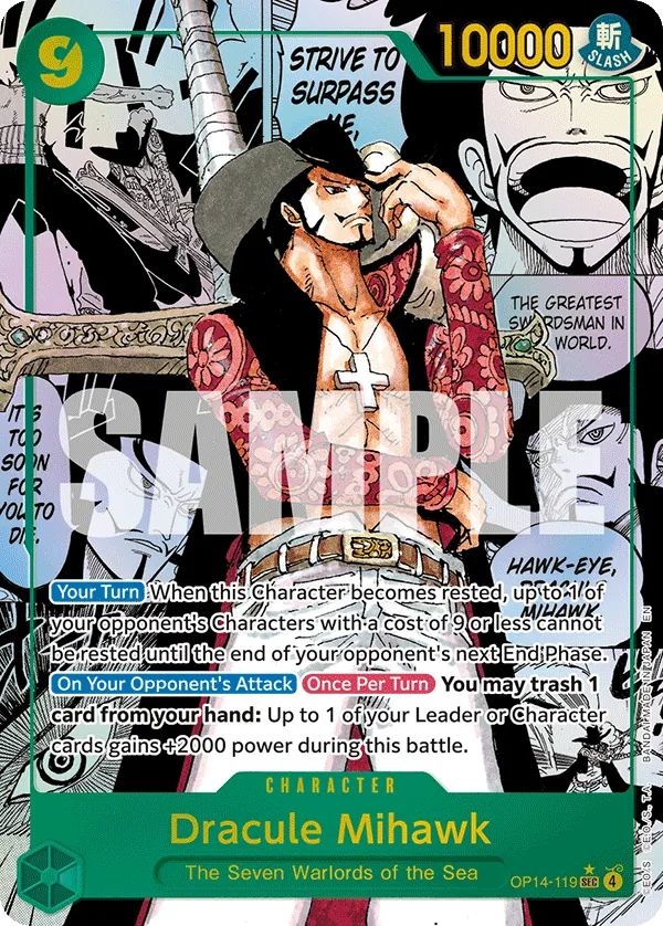Dracule Mihawk - OP14-119 Parallel 2
