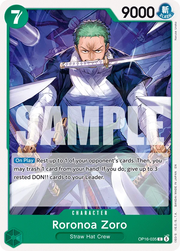 Roronoa Zoro (035) OP16-035