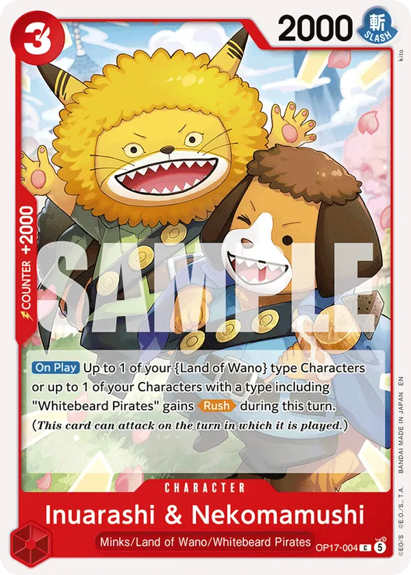Inuarashi & Nekomamushi OP17-004
