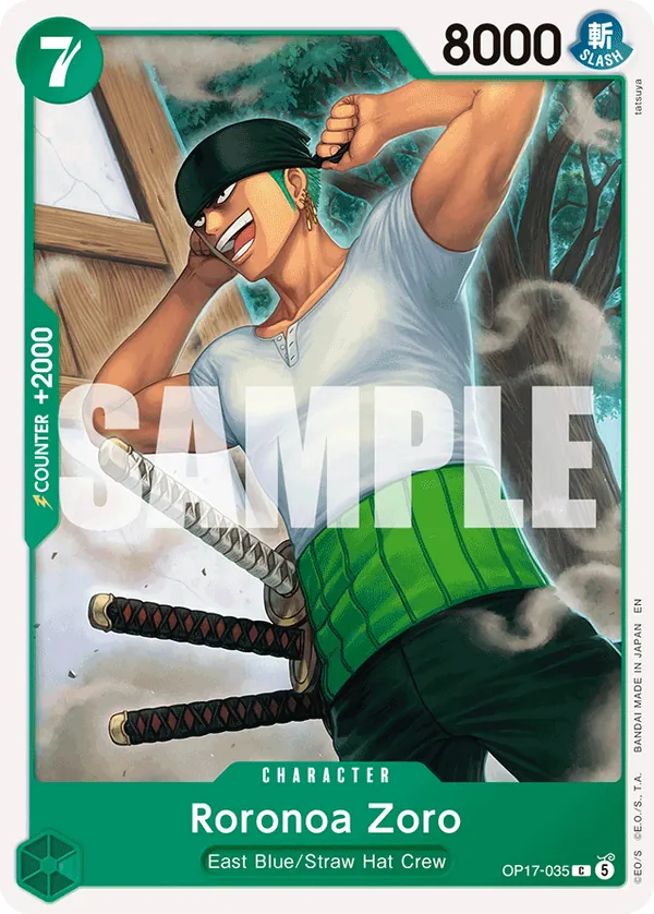 Roronoa Zoro (035) OP17-035