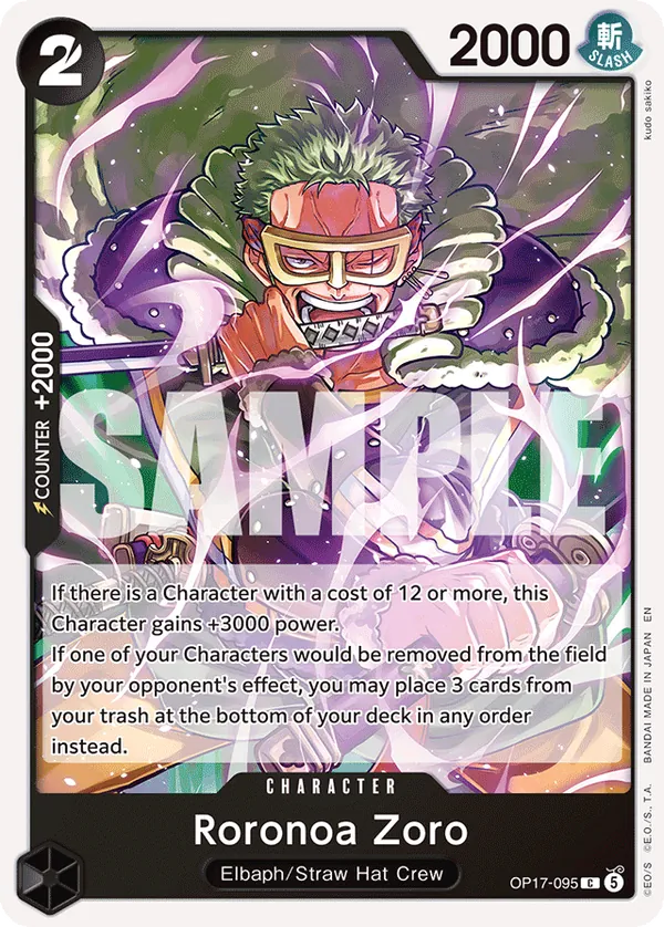 Roronoa Zoro (095) OP17-095