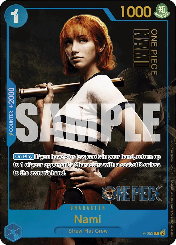 Nami (P-053) (Full Art) Parallel 3