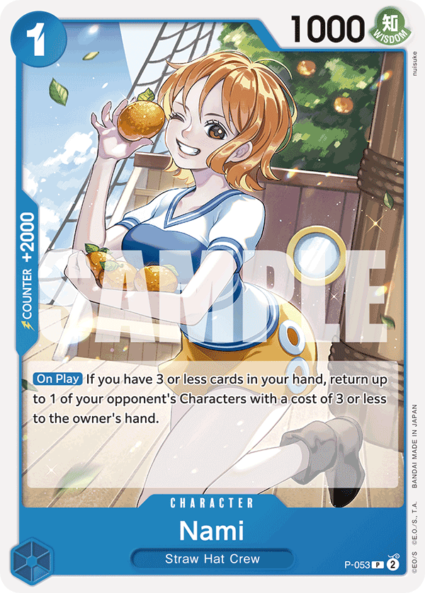 Nami (P-053) (Full Art) Reprint 1