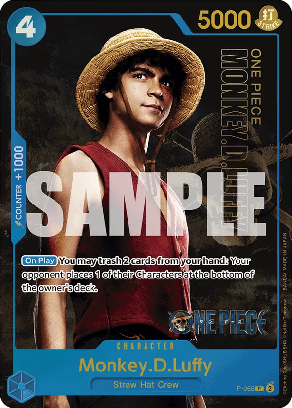 Monkey.D.Luffy (P-055) (Jolly Roger Foil) Parallel 3