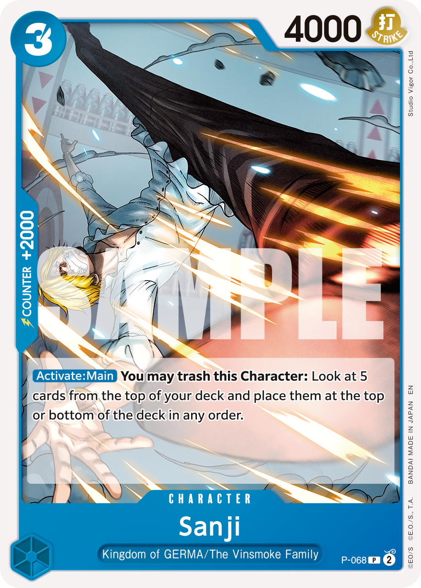 Sanji - P-068 (Pirate Foil) Reprint 1