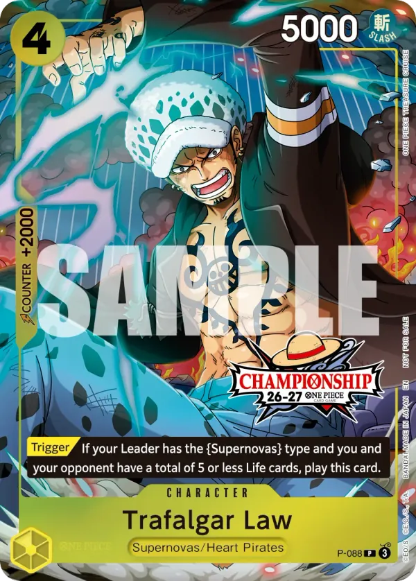 Trafalgar Law - P-088 (Pirate Foil) Parallel 3