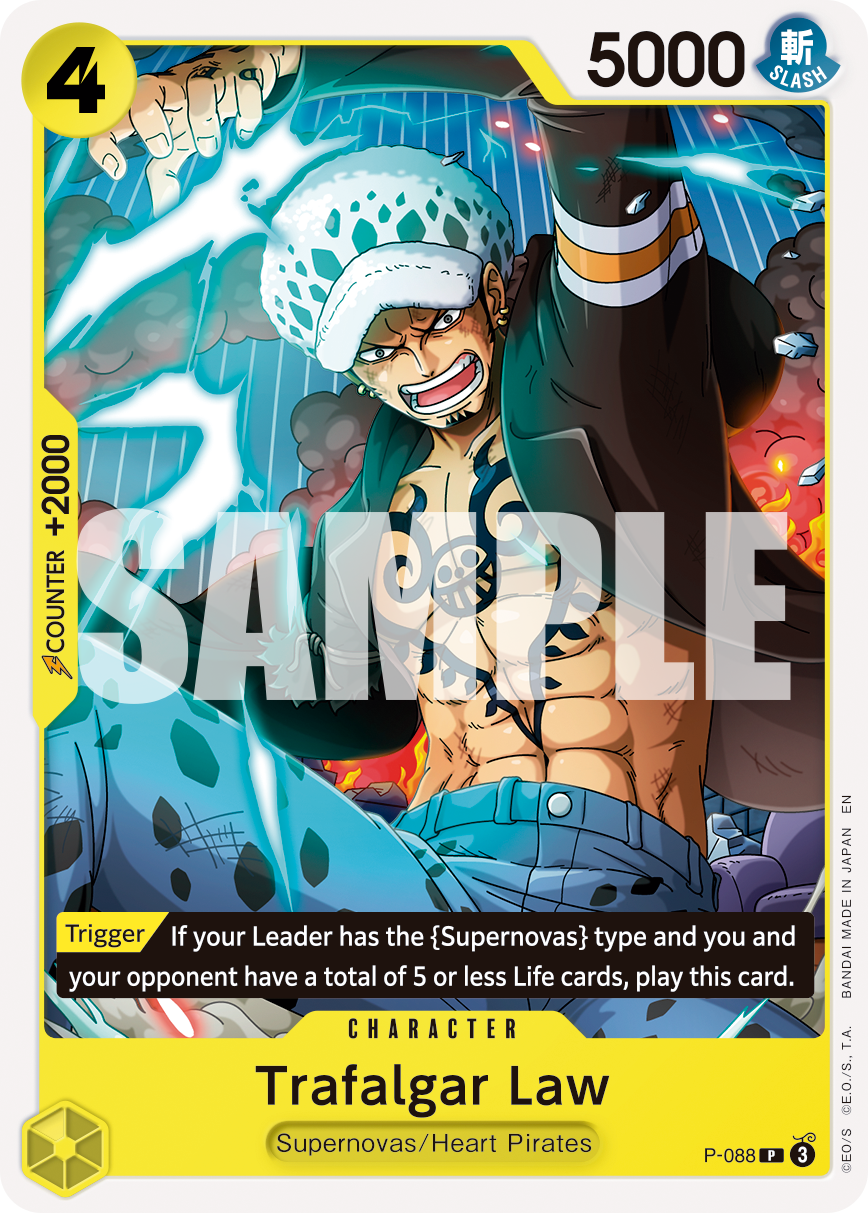Trafalgar Law - P-088 (Pirate Foil) Reprint 1