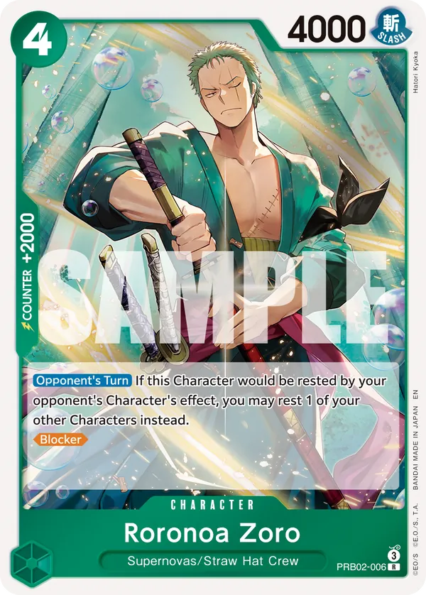 Roronoa Zoro - PRB02-006 PRB02-006
