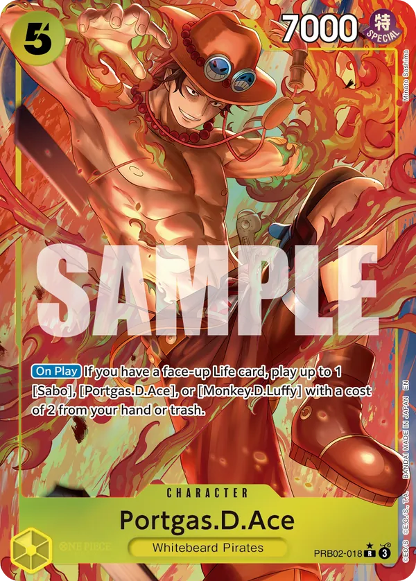 Portgas.D.Ace - PRB02-018 Parallel 1