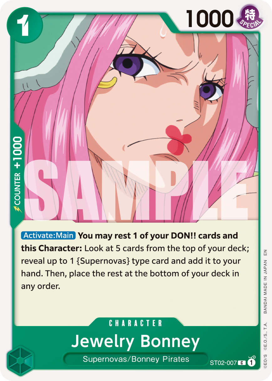 Jewelry Bonney - ST02-007 (Pirate Foil) Reprint 1