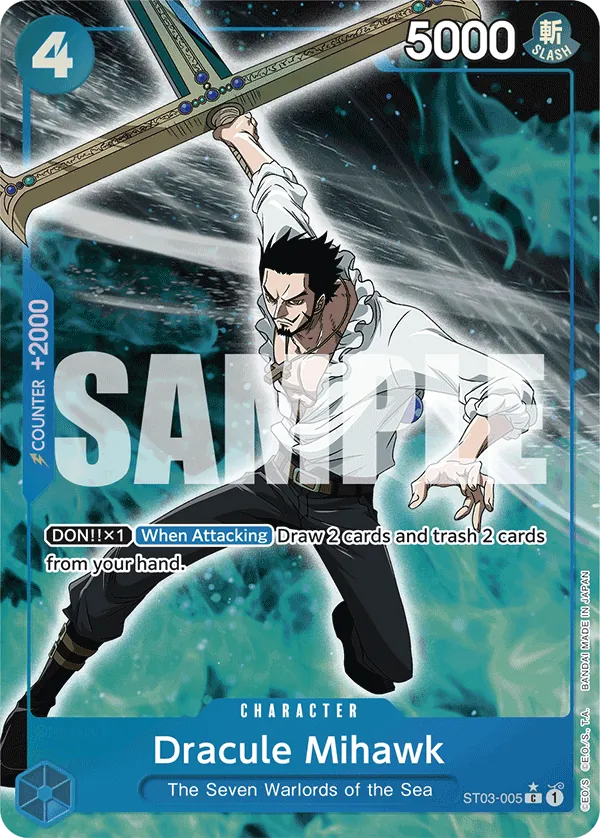Dracule Mihawk (ST03-005) (Full Art) Parallel 5