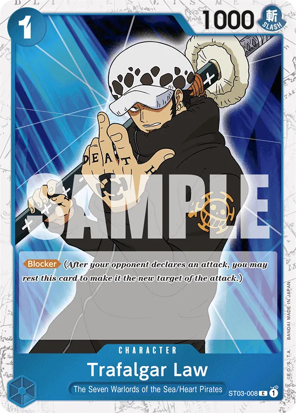 Trafalgar Law (ST03-008) (Jolly Roger Foil) Parallel 6