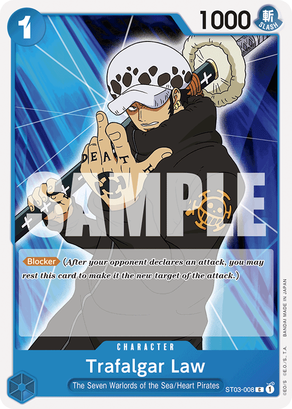 Trafalgar Law (ST03-008) (Jolly Roger Foil) Reprint 2