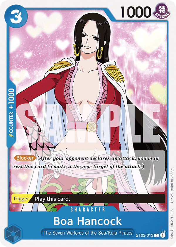 Boa Hancock (ST03-013) (Jolly Roger Foil) Reprint 1
