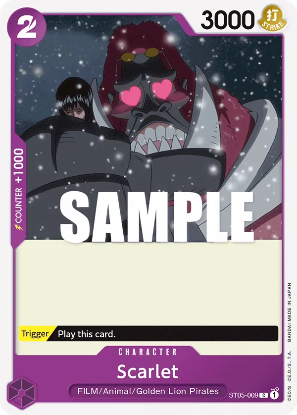 Scarlet ST05-009