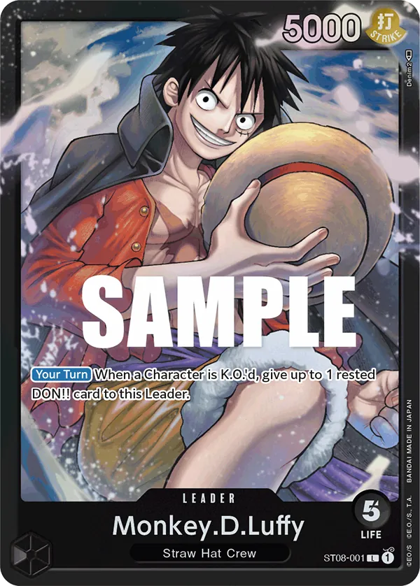Monkey.D.Luffy (001) ST08-001