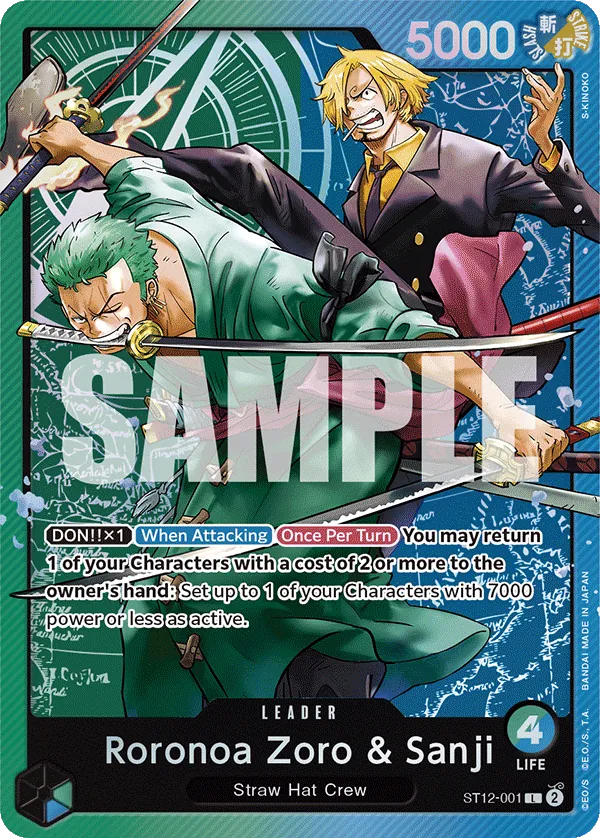 Roronoa Zoro & Sanji ST12-001