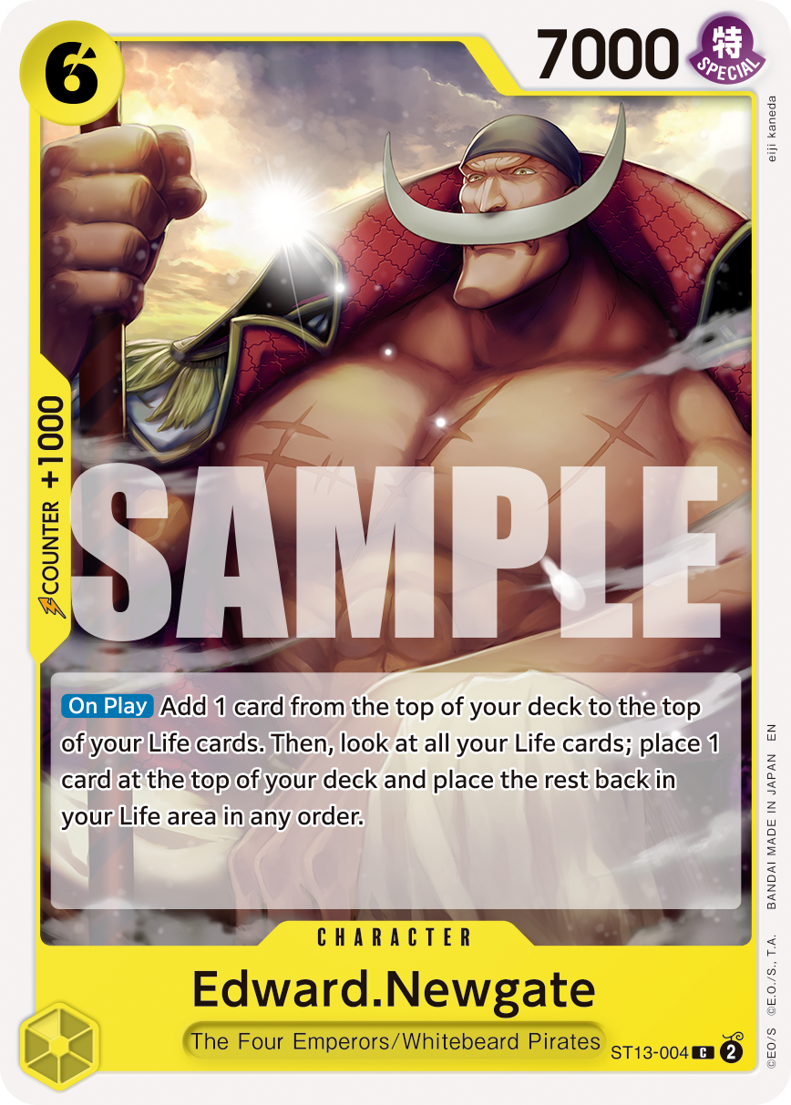 Edward.Newgate - ST13-004 (Pirate Foil) Reprint 1