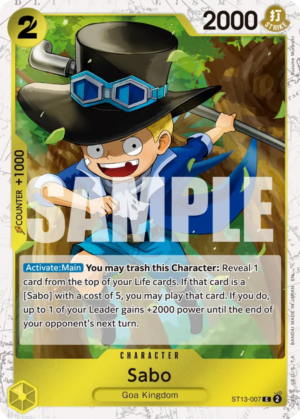 Sabo - ST13-007 (Pirate Foil) Parallel 2