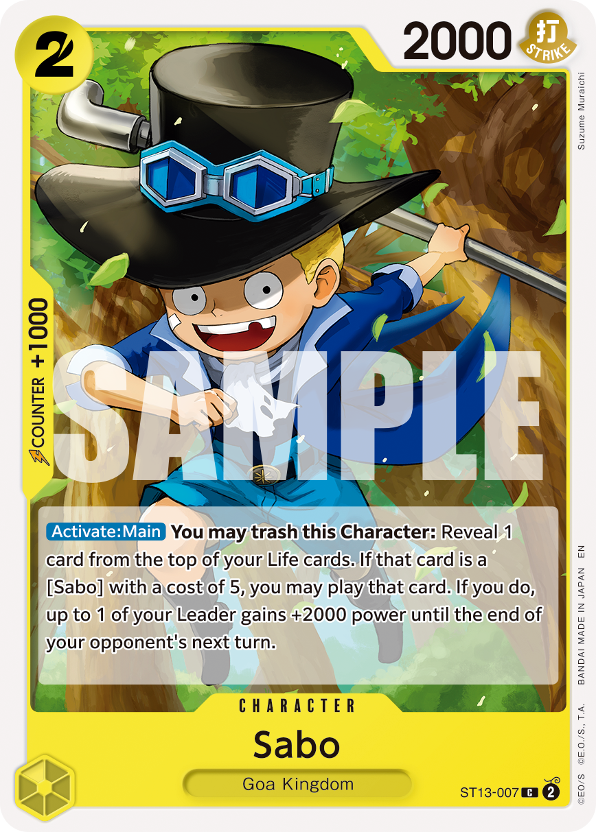 Sabo - ST13-007 (Pirate Foil) Reprint 1