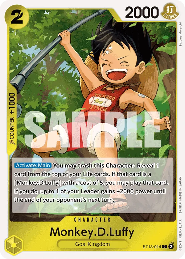 Monkey.D.Luffy (014) ST13-014