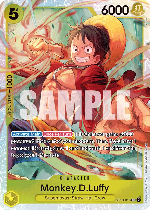 Monkey.D.Luffy (015) ST13-015