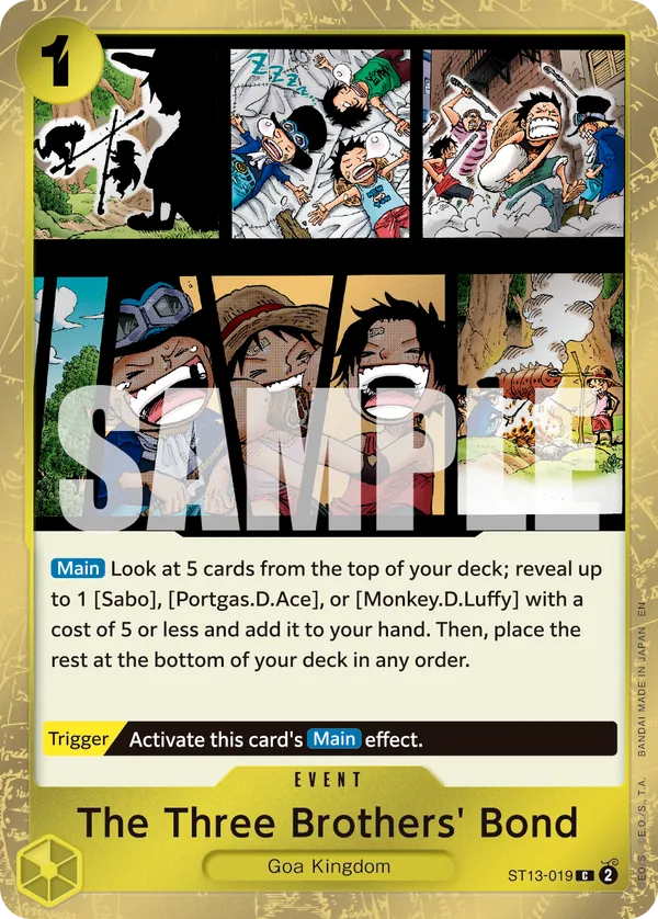 The Three Brothers' Bond (Pirate Foil) Parallel 1