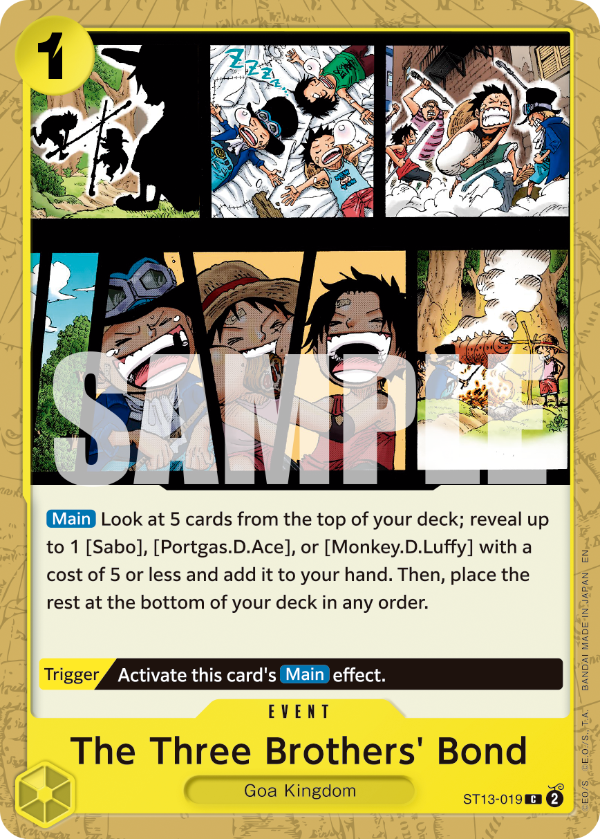 The Three Brothers' Bond (Pirate Foil) Reprint 1