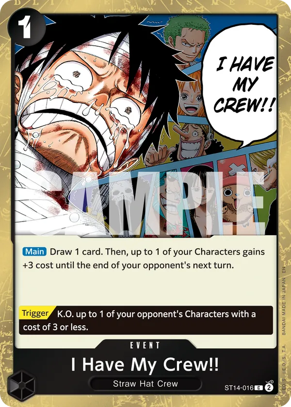 I Have My Crew!! (Reprint) Parallel 1