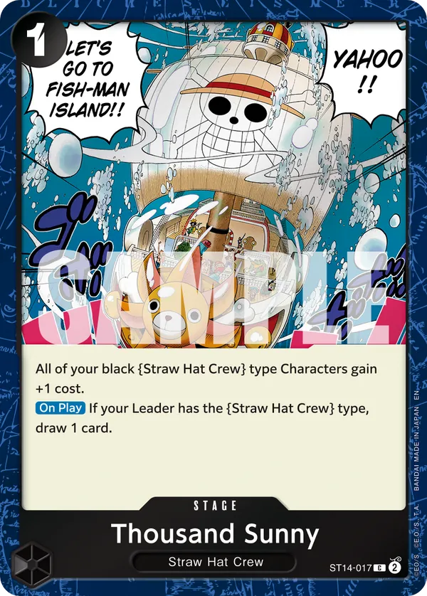 Thousand Sunny (Pirate Foil) Parallel 1