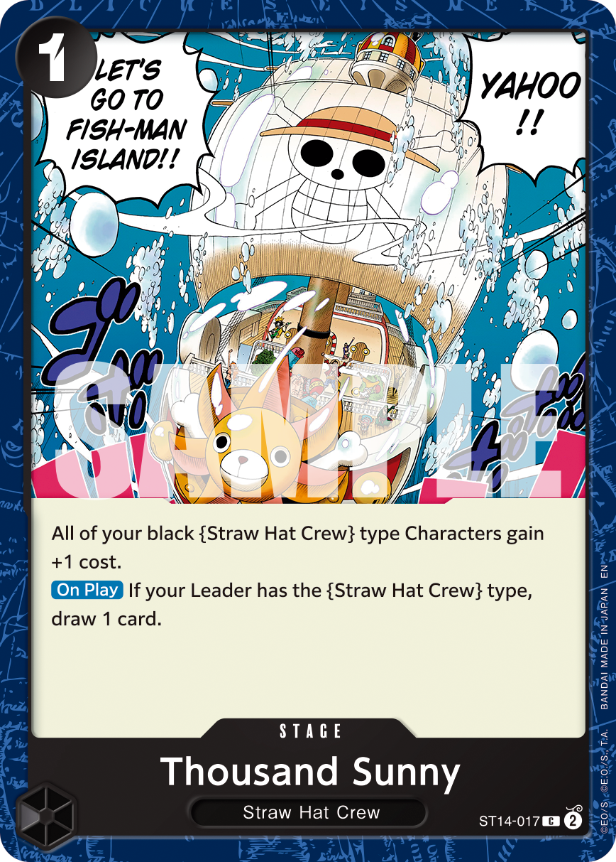 Thousand Sunny (Pirate Foil) Reprint 1