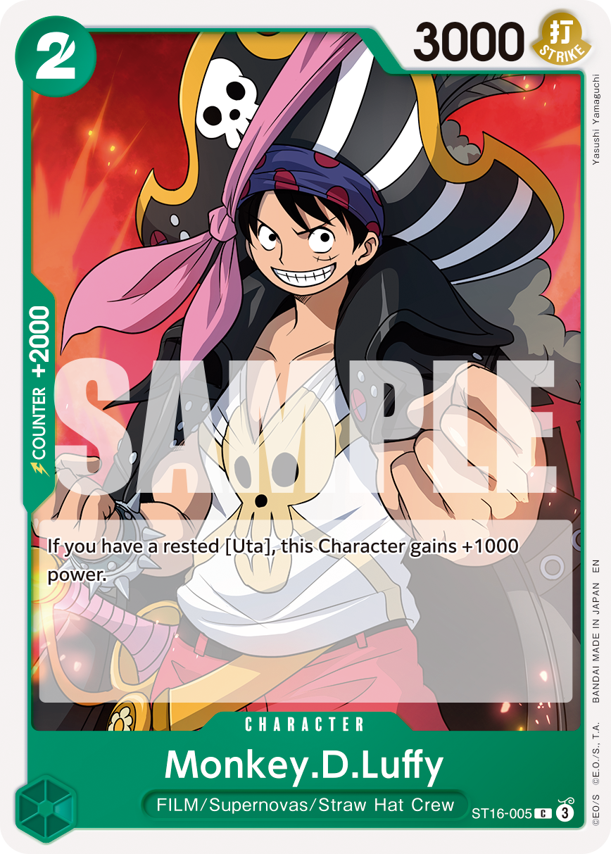Monkey.D.Luffy - ST16-005 (Pirate Foil) Reprint 1