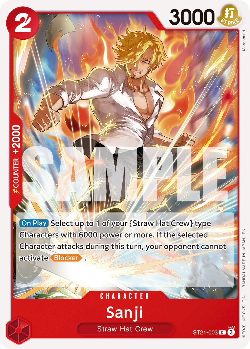 Sanji - ST21-003 (Pirate Foil) Reprint 1