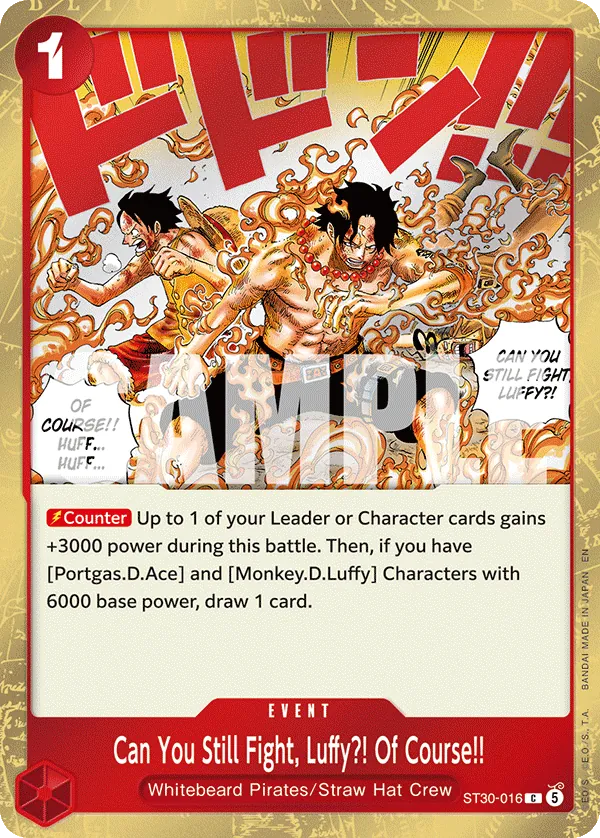 Can You Still Fight, Luffy?! Of Course!! ST30-016
